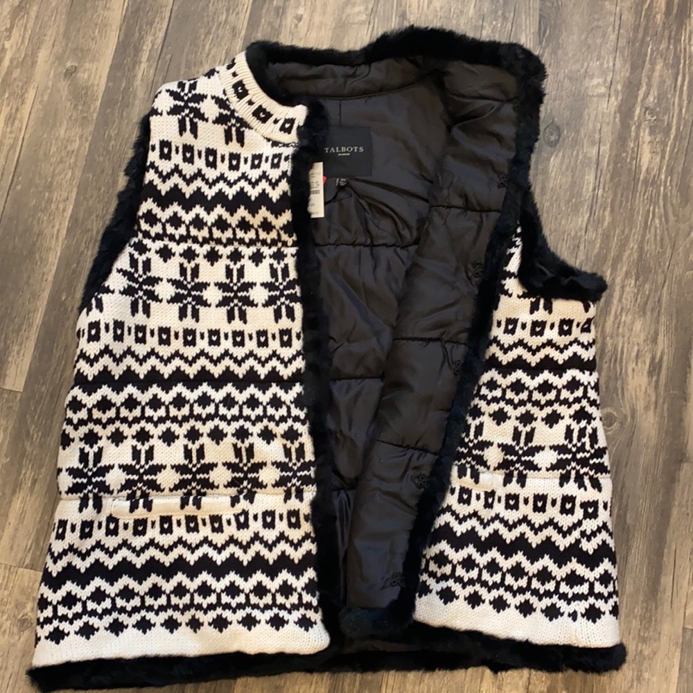 Talbots Womans Vest Size 2x Brand New with Tags